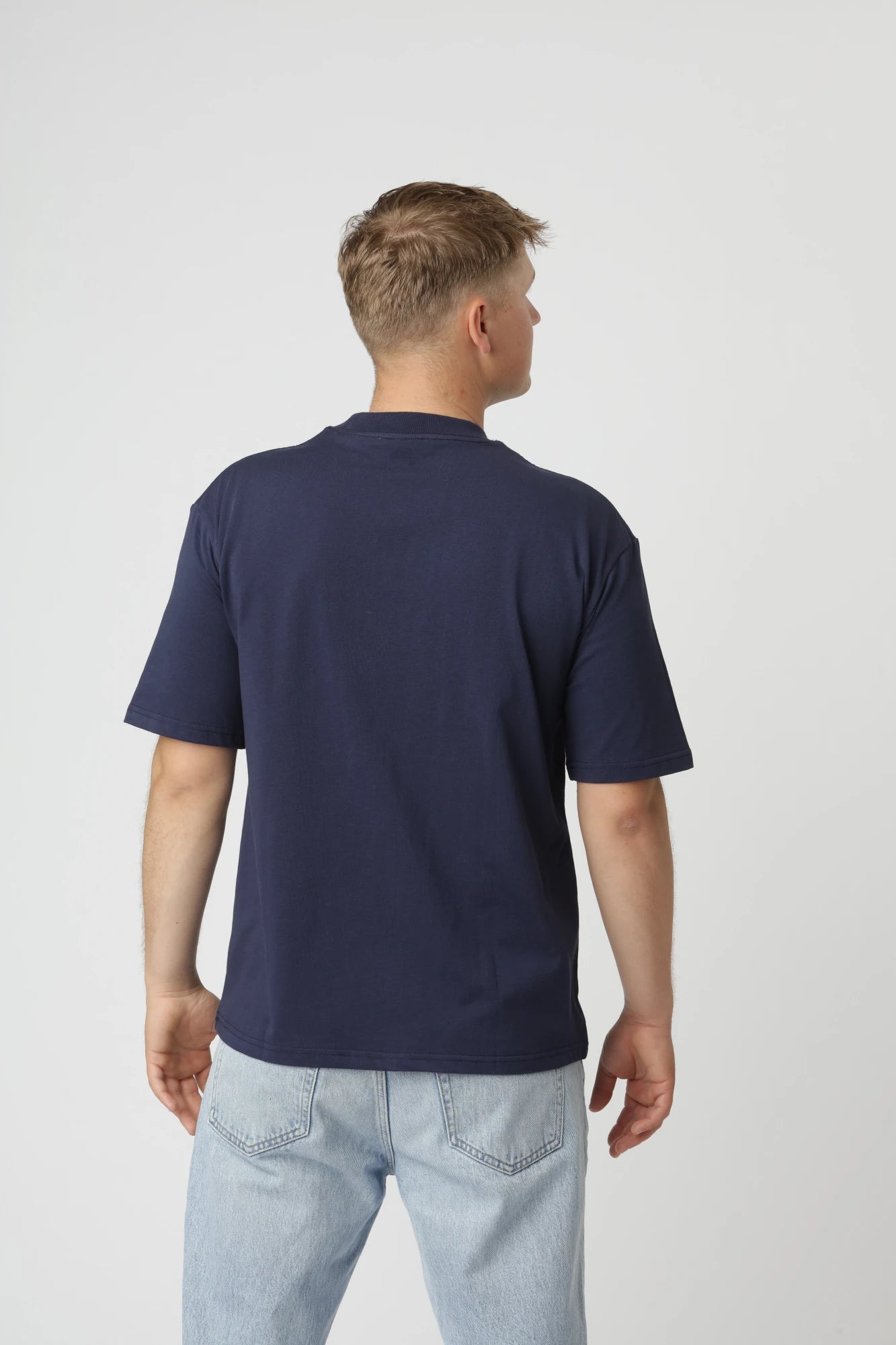 Premium Boxfit T-shirt, Navy