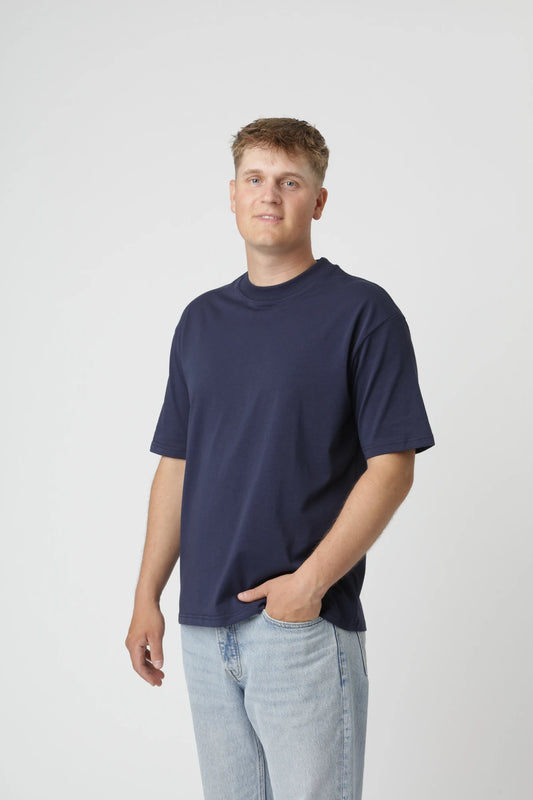 Premium Boxfit T-shirt, Navy