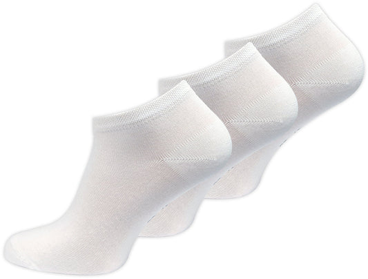 Bambu-ankelstrumpor, 3-pack, Vita