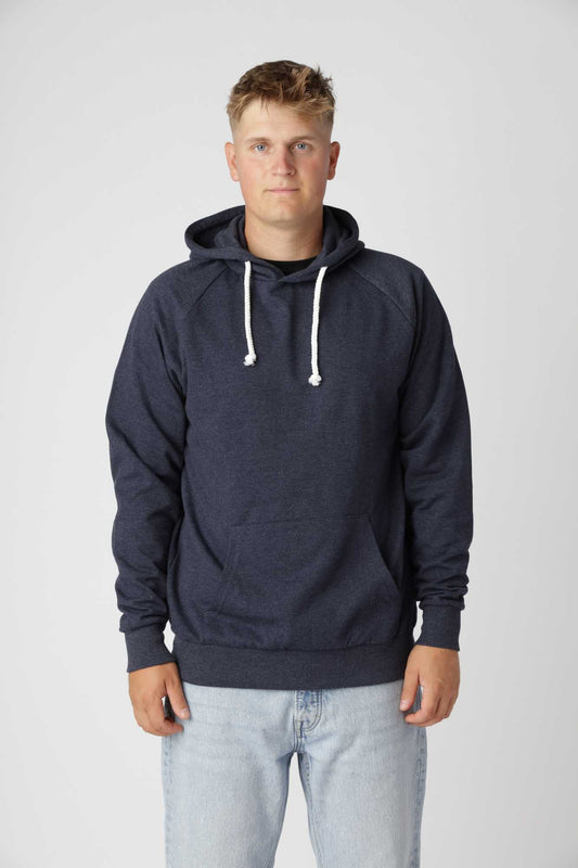 Basic Hoodie, Blå Grå