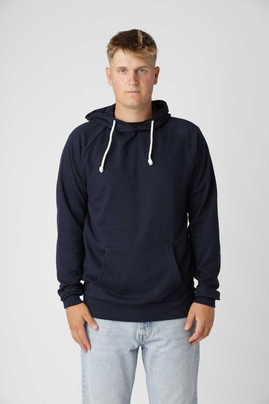 Basic Hoodie, Blå Navy