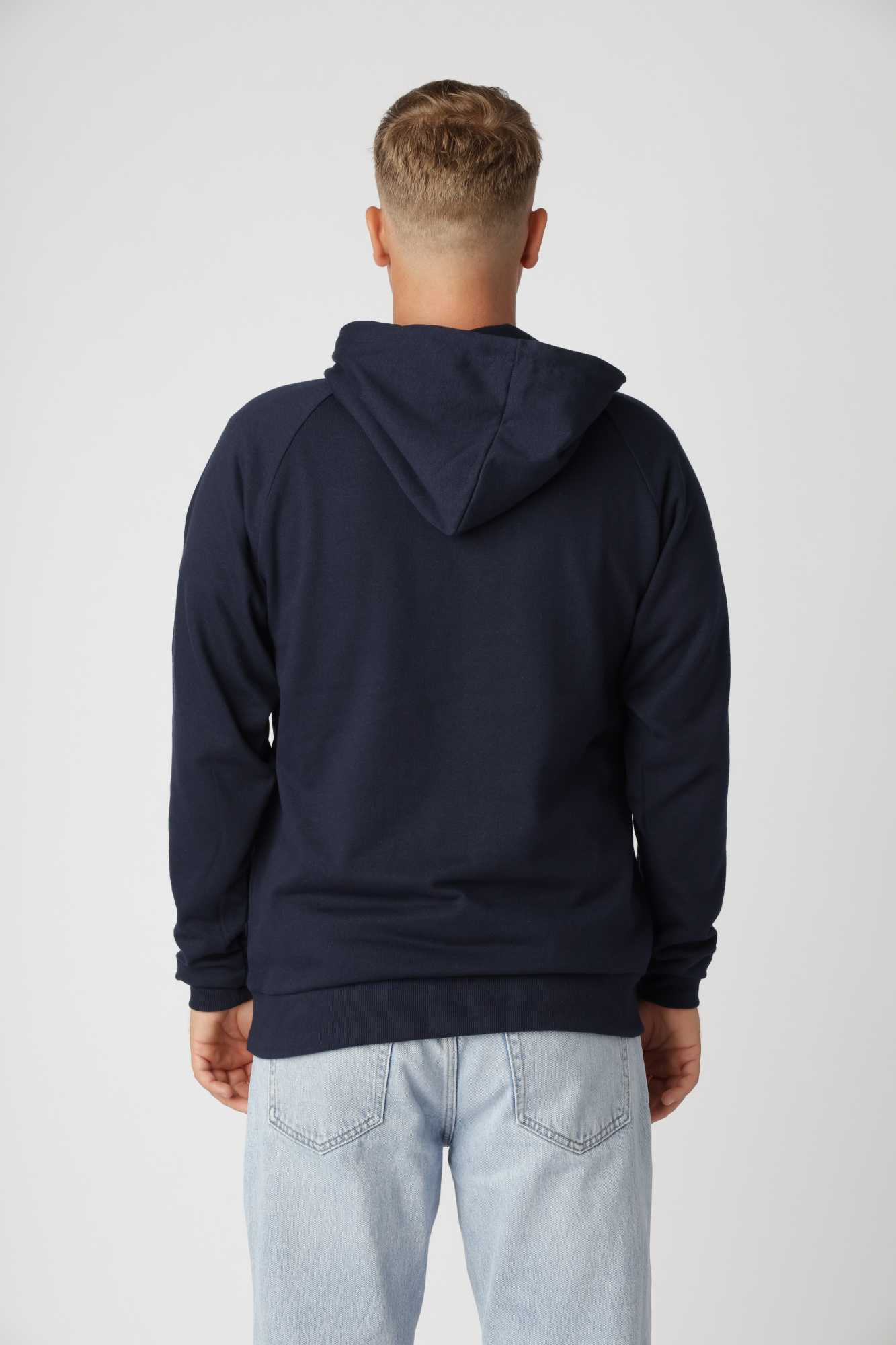 Basic Hoodie, Blå Navy