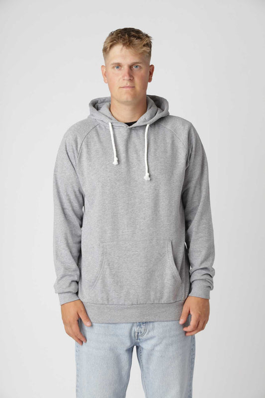 Basic Hoodie, Oxford Grå