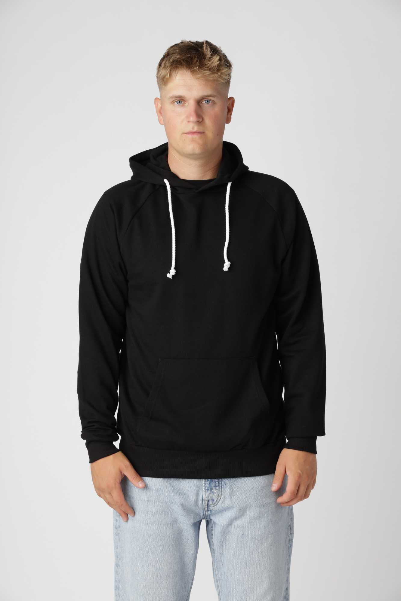 Basic Hoodie, Sort