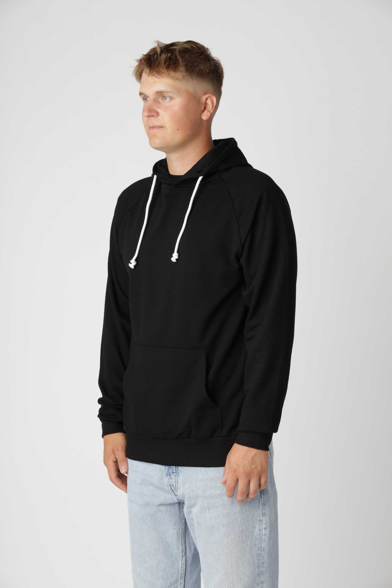 Basic Hoodie, Sort