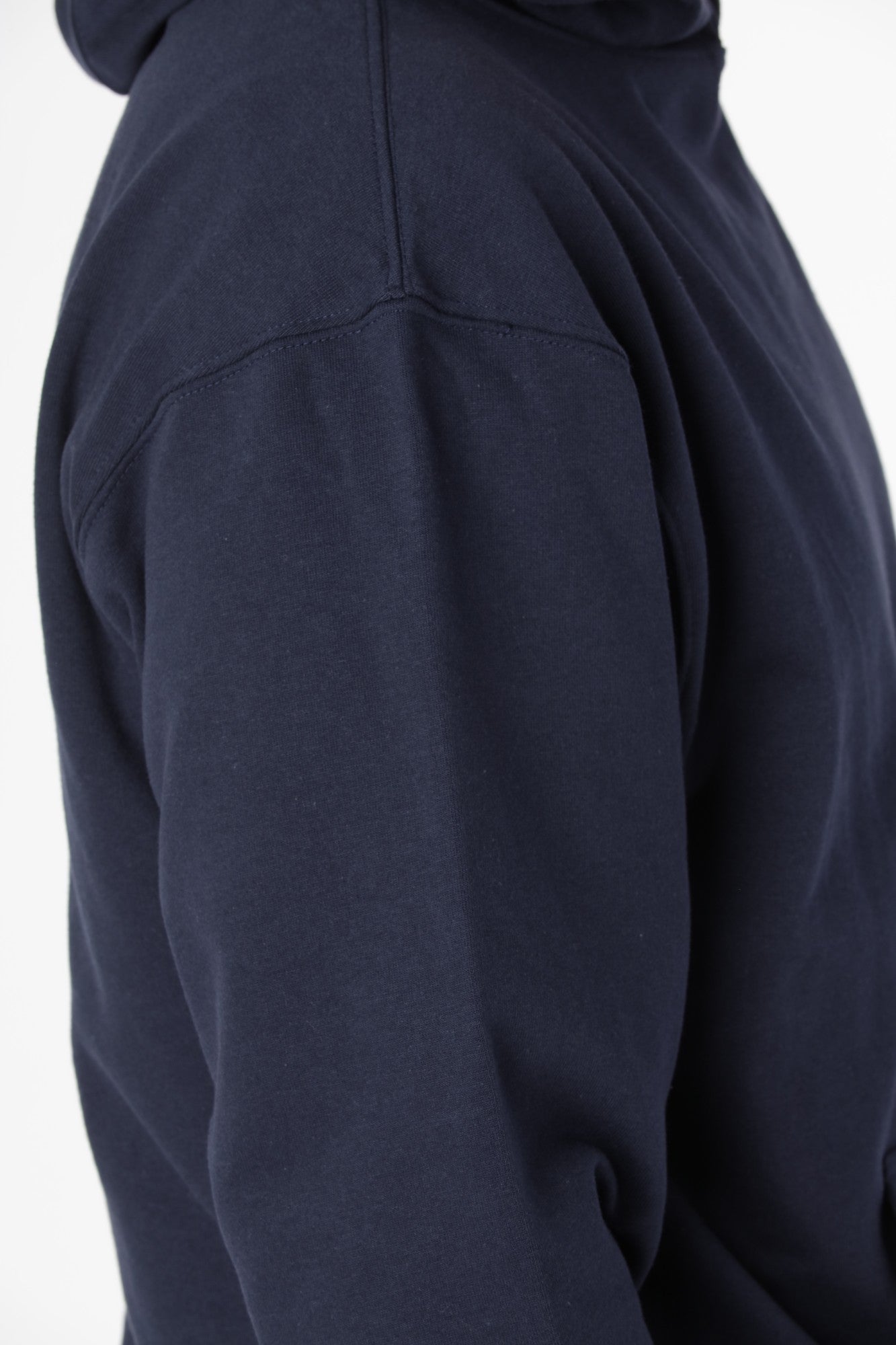 Klassisk Hoodie, Marinblå