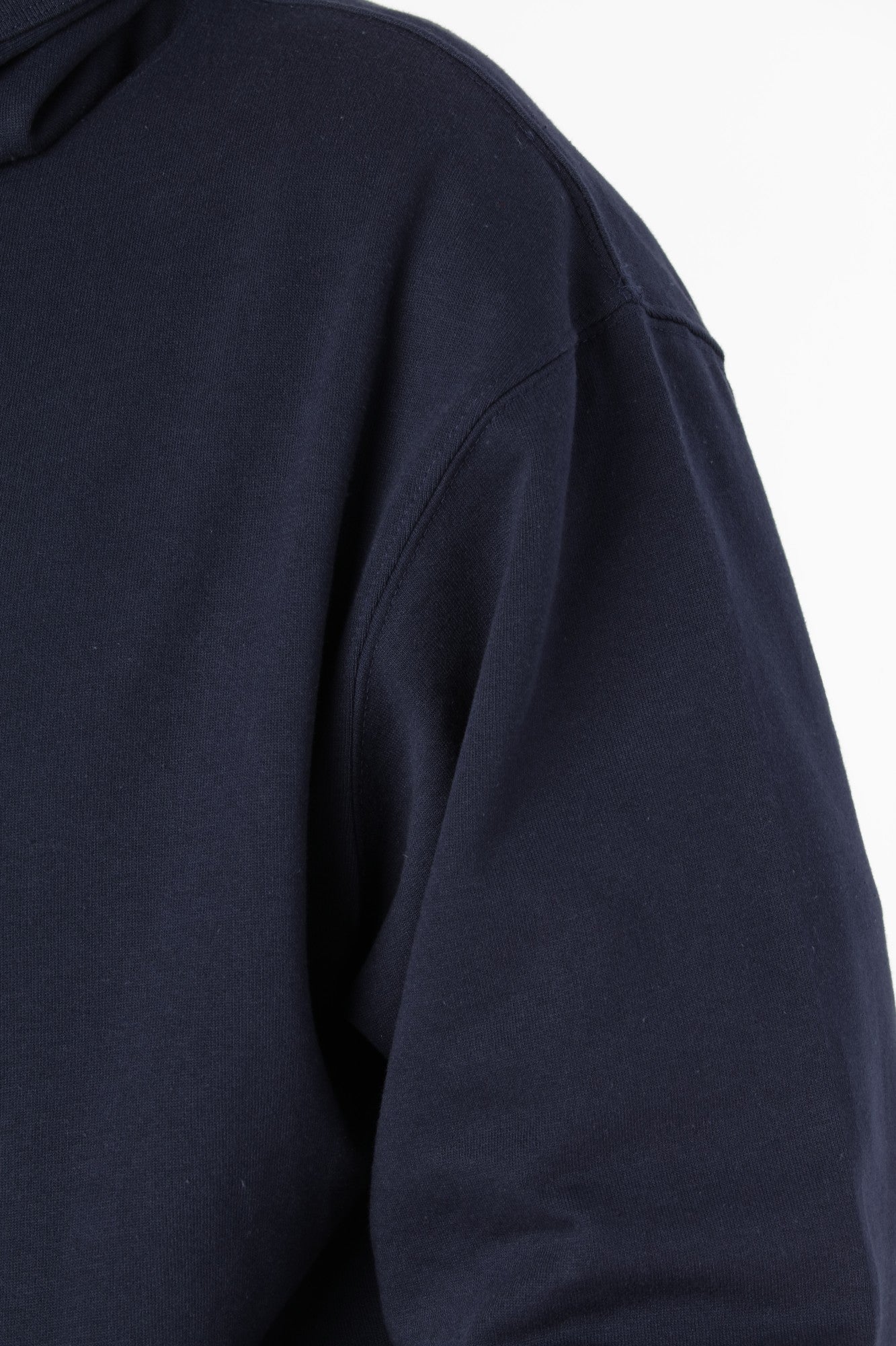 Klassisk Hoodie, Marinblå