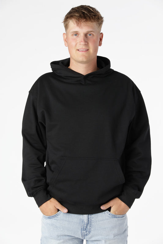 Klassisk Hoodie, Svart