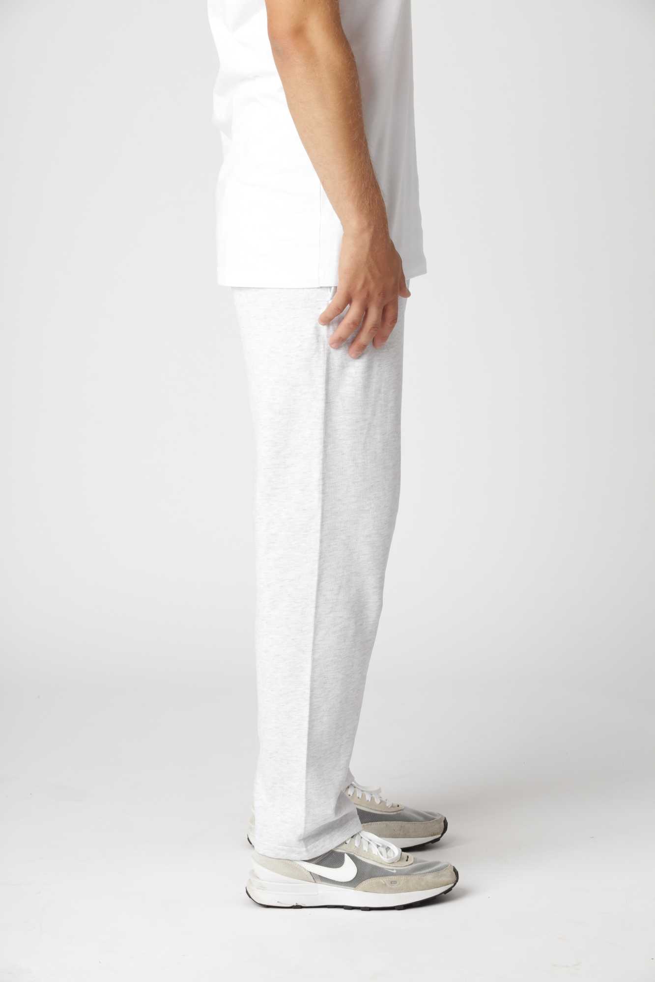 Classic Straight Sweatpants, Grå