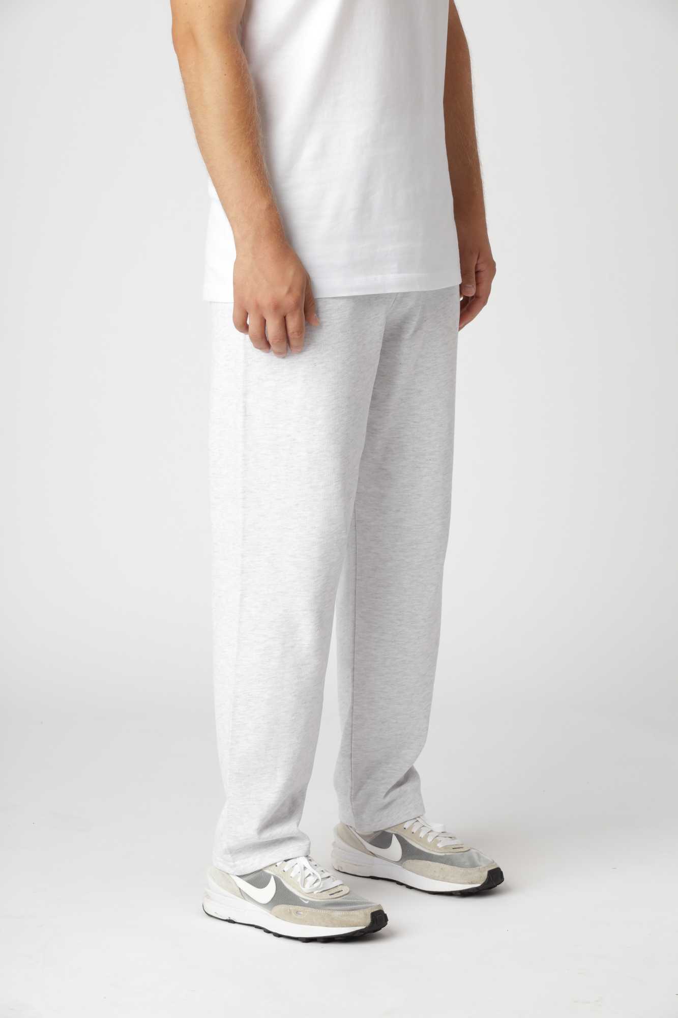 Classic Straight Sweatpants, Grå