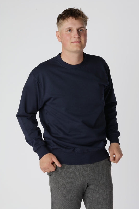 Essential Crewneck, Navy