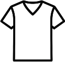 T-shirts med V-ringning